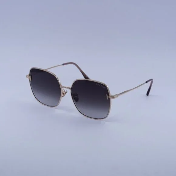 NWT TOM FORD FT1250 K 33B Sunglasses Tom Ford FT1250-K 33B Sunglasses Gold Square | Mercari main image 3